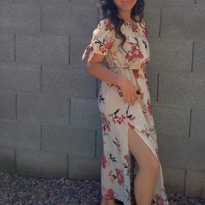 Floral maxi dress